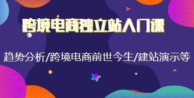 跨境电商独立站入门课精华课程