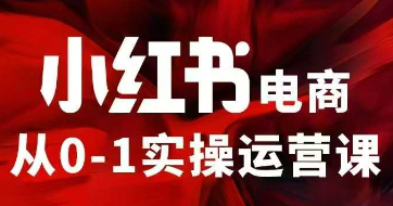 小红书电商运营，97节小红书vip内部课，带你实现小红书赚钱