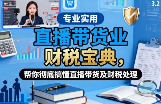直播带货业财税宝典，帮你彻底搞懂直播带货及财税处理
