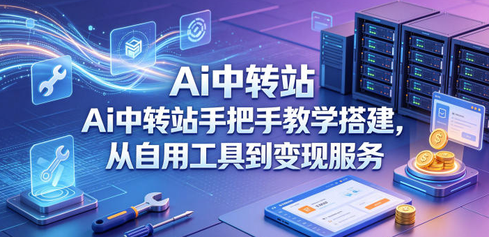 图片[1]-Ai中转站手把手教学搭建，从自用工具到变现服务