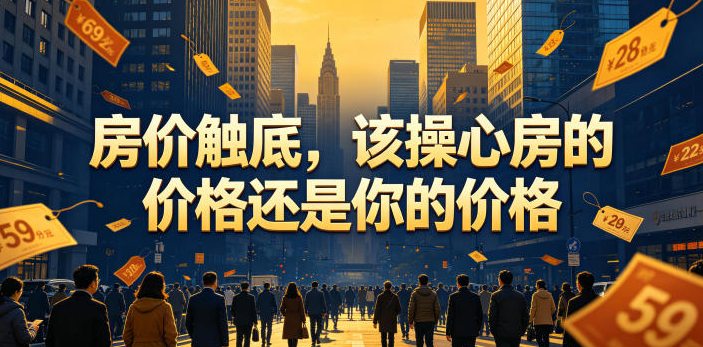 图片[1]-付费文章：房价触底，该操心房的价格还是你的价格