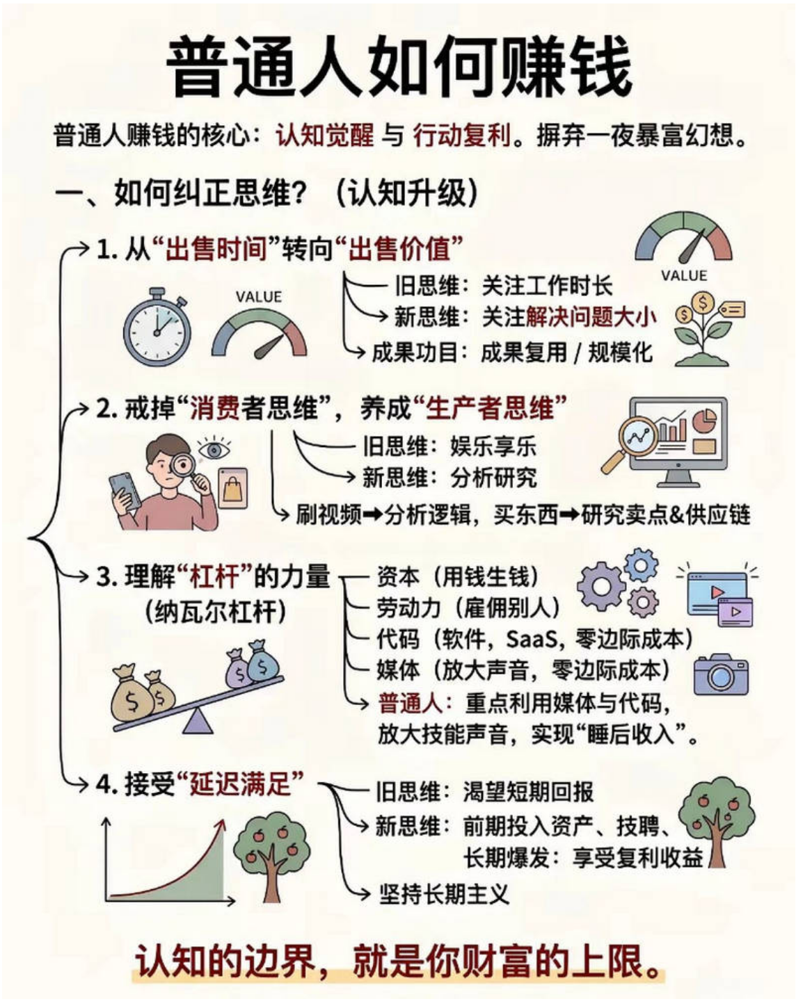 普通人如何赚钱？