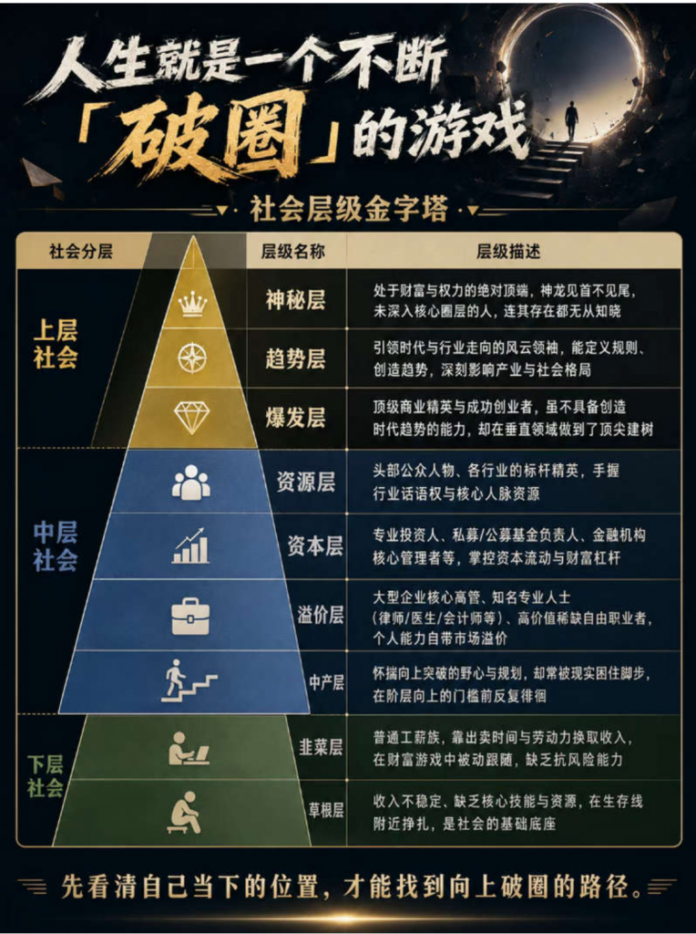 人生 就是一个不断“破圈”的游戏