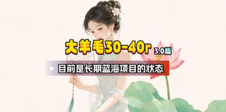 【大羊毛】几分钟30-40r，【流量体联盟】，可以矩阵，操作无脑简单