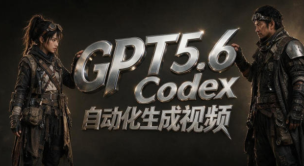 GPT5.6+Codex自动化生成视频全流程实战，从提示词设计、角色设定、封面海报，到视频生成思路与自动化工作流