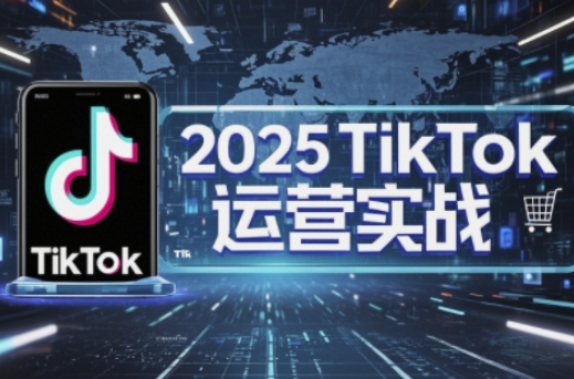 2025TikTok电商运营，掌握TikTok店铺运营核心技巧，实现低成本高转化-创业屋 - 分享优质创业项目、互联网项目资源、网赚项目